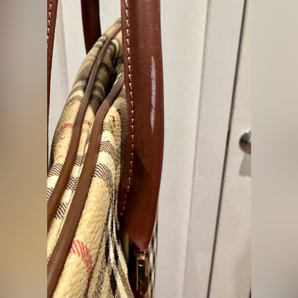 BURBERRY Vintage Haymarket Check Canvas Garment Bag - Picture 16 of 17